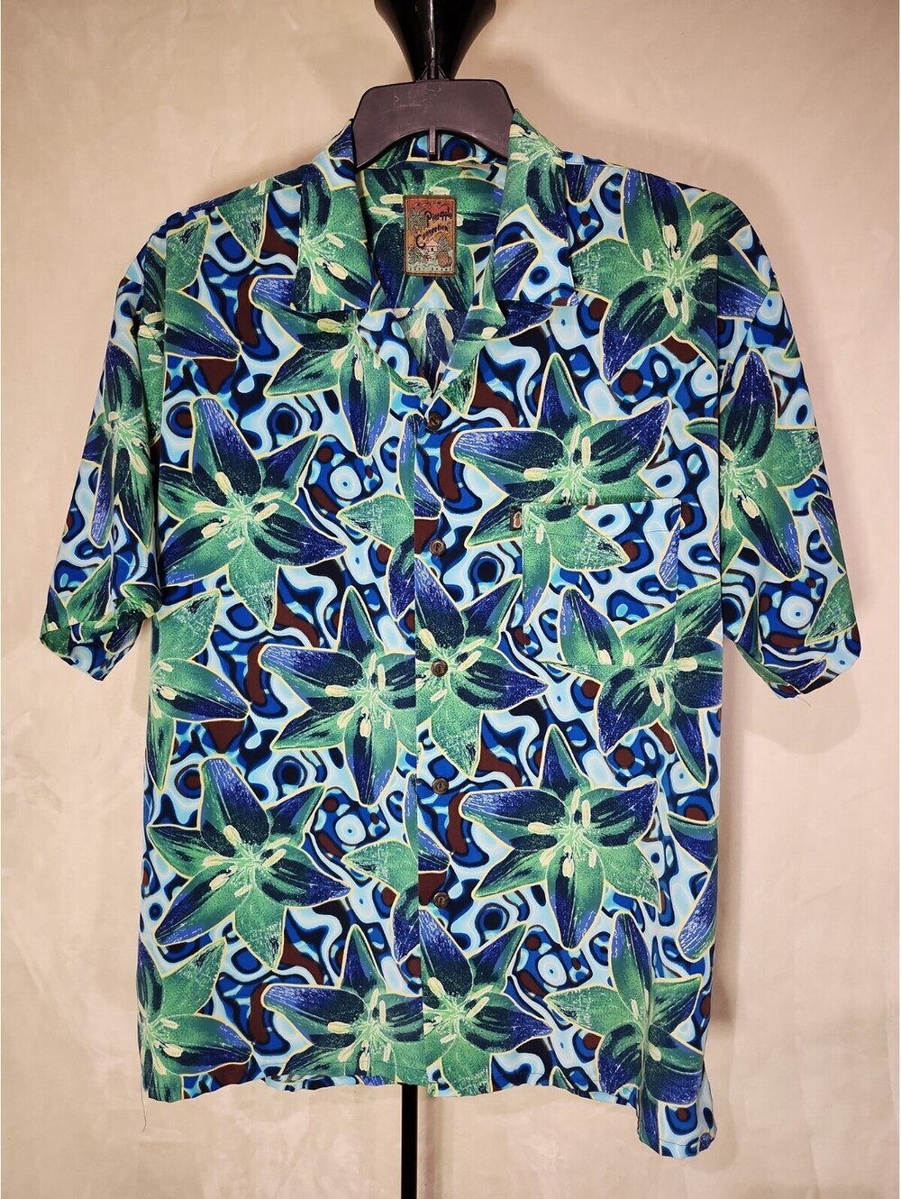 Pineapple Connection Mens XL Loud Hawaiian Shirt Vintage Y2K Summer Spring 0213